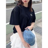 ブラック | 【NEW ERA?×dazzlin】ピクチャープリントオーバーTシャツ | dazzlin