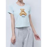 グリーン | 【POLO BCSコラボ/再生産】ベアモチーフコンパクトTシャツ | dazzlin