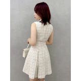 シャツカラーツイードミニワンピース | dazzlin | 詳細画像11 