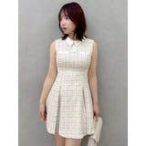 シャツカラーツイードミニワンピース | dazzlin | 詳細画像13 