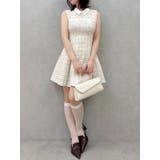 シャツカラーツイードミニワンピース | dazzlin | 詳細画像14 