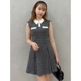 シャツカラーツイードミニワンピース | dazzlin | 詳細画像17 