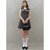 シャツカラーツイードミニワンピース | dazzlin | 詳細画像19 