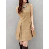 シャツカラーツイードミニワンピース | dazzlin | 詳細画像24 