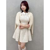 シャツカラーツイードミニワンピース | dazzlin | 詳細画像31 