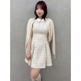 シャツカラーツイードミニワンピース | dazzlin | 詳細画像32 