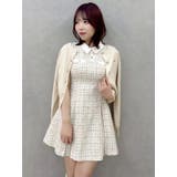 シャツカラーツイードミニワンピース | dazzlin | 詳細画像34 