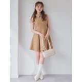 シャツカラーツイードミニワンピース | dazzlin | 詳細画像5 