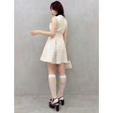 シャツカラーツイードミニワンピース | dazzlin | 詳細画像9 