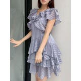 ブルー | バリエフルイドミニワンピース | dazzlin