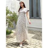 オパールフラワーコルセットワンピース | dazzlin | 詳細画像27 