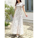 オパールフラワーコルセットワンピース | dazzlin | 詳細画像28 