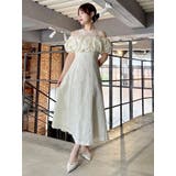 【藤井サチコラボ】ジャカードバルーンスリーブドレス | dazzlin | 詳細画像14 