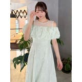 【藤井サチコラボ】ジャカードバルーンスリーブドレス | dazzlin | 詳細画像25 