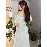 【藤井サチコラボ】ジャカードバルーンスリーブドレス | dazzlin | 詳細画像26 