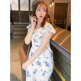 【藤井サチコラボ】デルフィニウムフラワーワンピース | dazzlin | 詳細画像18 