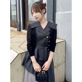【新色ブラウン登場/再々生産】アシメプリーツトレンチワンピース | dazzlin | 詳細画像14 