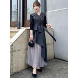 【新色ブラウン登場/再々生産】アシメプリーツトレンチワンピース | dazzlin | 詳細画像30 