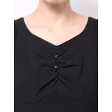 ウエストカットアウトパイピングワンピース | dazzlin | 詳細画像24 