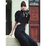 ウエストカットアウトパイピングワンピース | dazzlin | 詳細画像4 