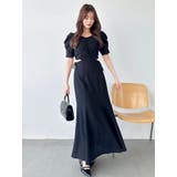 ウエストカットアウトパイピングワンピース | dazzlin | 詳細画像9 