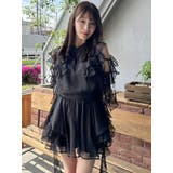 【セットアップ対応】シアーフルイドフリルブラウス | dazzlin | 詳細画像26