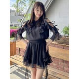 【セットアップ対応】シアーフルイドフリルブラウス | dazzlin | 詳細画像28