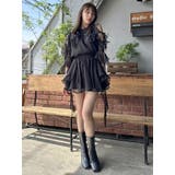 【セットアップ対応】シアーフルイドフリルブラウス | dazzlin | 詳細画像31