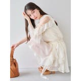 【セットアップ対応】シアーフルイドフリルブラウス | dazzlin | 詳細画像8