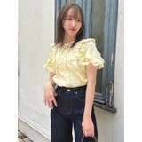 デコルテオープンペプラムブラウス | dazzlin | 詳細画像10