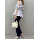 ギャザーバルーンペプラムブラウス | dazzlin | 詳細画像35 