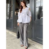 ギャザーバルーンペプラムブラウス | dazzlin | 詳細画像40 