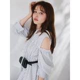 ギャザーバルーンペプラムブラウス | dazzlin | 詳細画像9 