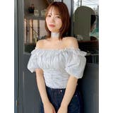 ネックピース付チュールブラウス | dazzlin | 詳細画像11
