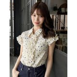 シュリンクフラワーフリルシャツ | dazzlin | 詳細画像18