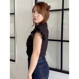 シュリンクフラワーフリルシャツ | dazzlin | 詳細画像22