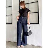 シュリンクフラワーフリルシャツ | dazzlin | 詳細画像37