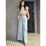 シュリンクフラワーフリルシャツ | dazzlin | 詳細画像6