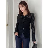 シュリンクレースコンパクトシャツ | dazzlin | 詳細画像12