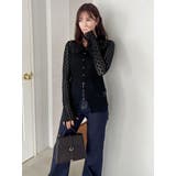 シュリンクレースコンパクトシャツ | dazzlin | 詳細画像14