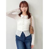 シュリンクレースコンパクトシャツ | dazzlin | 詳細画像20