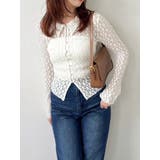 シュリンクレースコンパクトシャツ | dazzlin | 詳細画像21