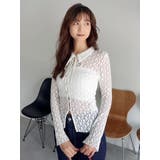 シュリンクレースコンパクトシャツ | dazzlin | 詳細画像31