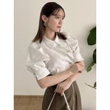【再生産/新色登場】マルチボタンデザインブラウス | dazzlin | 詳細画像25