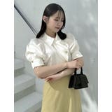 【再生産/新色登場】マルチボタンデザインブラウス | dazzlin | 詳細画像29