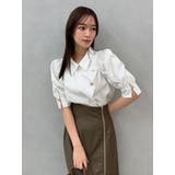 【再生産/新色登場】マルチボタンデザインブラウス | dazzlin | 詳細画像31