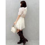 【セットアップ対応】シアーフルイドフリルミニスカート | dazzlin | 詳細画像31 