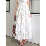 コットンレースバルーンタックスカート | dazzlin | 詳細画像1 