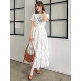 コットンレースバルーンタックスカート | dazzlin | 詳細画像5 