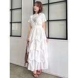 コットンレースバルーンタックスカート | dazzlin | 詳細画像9 